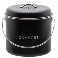 Microgarden Kitchen Compost Bin - Liquorice